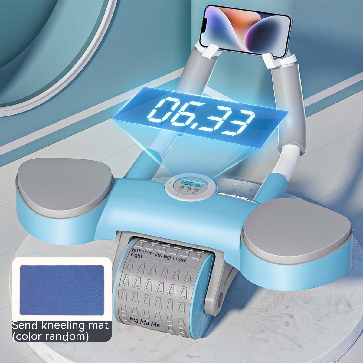 Automatic Rebound Fitness Wheel
