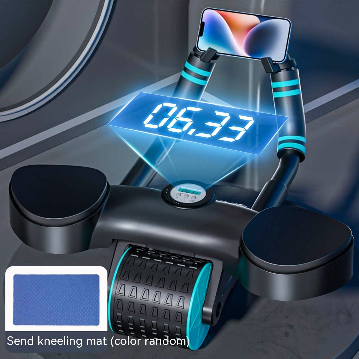 Automatic Rebound Fitness Wheel